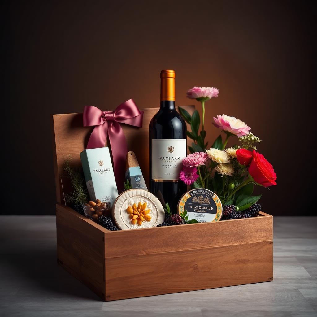 Cesta Vinho & Queijos